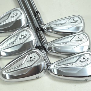 Callaway Elyte 6-PW,AW Iron Set Regular Flex RH Denali 5.5 65g Graphite # 195926