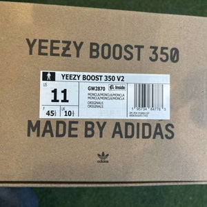 Orange Men's Adult Size M 11.0 (W 12.0) Adidas Yeezy Shoes (Used)