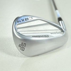 LEFT HANDED Cleveland CBX 4 Zipcore 58*-12 Wedge KBS Hi-Rev 2.0 Steel  # 197078