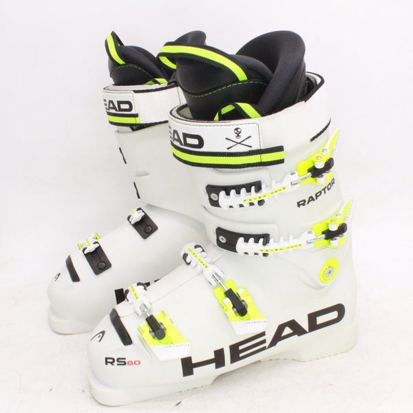 Head Raptor RS 80 Junior Ski Boots - Size 8.5 / Mondo 26.5 New