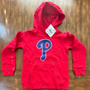 Philadelphia Phillies Logo Pullover Hoodie Youth Size S-8 NWT