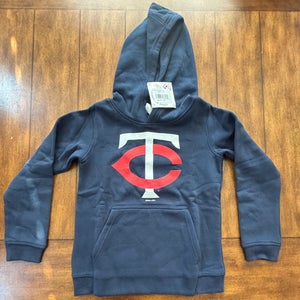 Minnesota Twins “Twin Cities” Logo Pullover Hoodie Youth Size S-8 NWT