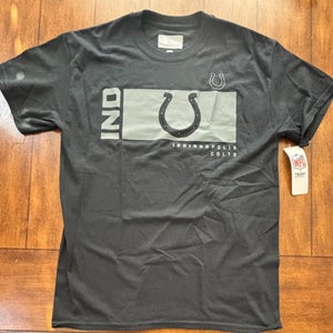 Indianapolis Colts Black Graphic T-Shirt NFL Adult Medium NWT