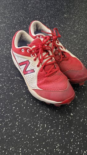 Used New Balance 3000 V7 BB/SB Cleats Red Senior 12.5 11849-S000029376