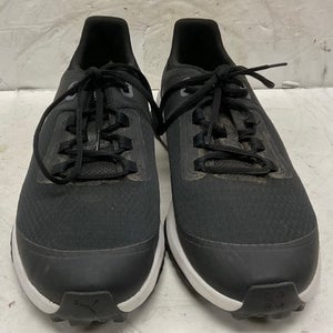 Used Puma 377527-02 Mens Golf Shoes Black Senior 12 11855-S000187649