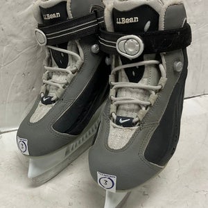 Used Nike LL BEAN SOFT BOOT Junior Hockey Skate Grey Junior 03 11855-S000187621