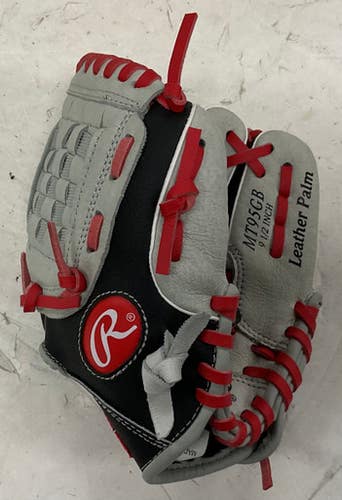 Used Rawlings MT95GB BB/SB Glove RH Throw Grey 9 1/2" 11855-S000187613
