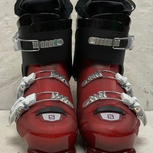 Used Salomon T3 Boys DH Ski Boot Red 245 MP - M06.5 - W07.5 11855-S000187597