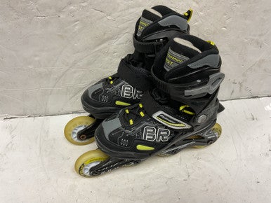 Used Bladerunner TWIST ADJ 1-4 Junior Rec Fitness Skates Black Adjustable 11855-S000187569