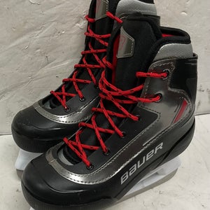 Used Bauer EXPEDITION Junior Hockey Skate Black Junior 01 11855-S000187566