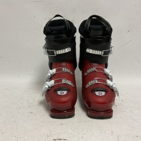 Used Salomon T3 Mens DH Ski Boot Black And Wine Red 245 MP - M06.5 - W07.5 11855-S000187476