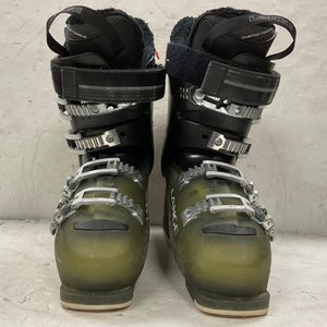 Used Lange SX 80 Womens DH Ski Boot Black And Tan 230 MP - J05 - W06 11855-S000187453