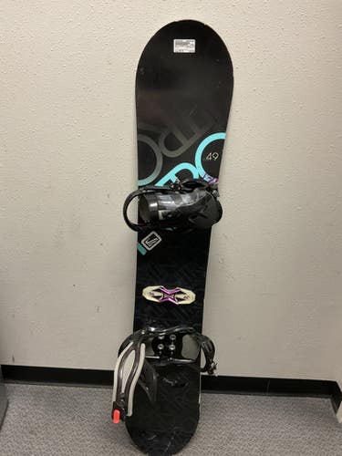 Used Nitro LECTRA 49 Womens Board/Bindings Black And Sky Blue 149 cm 11855-S000187425