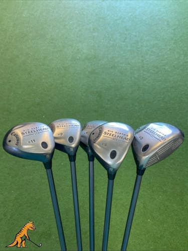 Callaway Big Bertha Steelhead III Wood Set 3-Wood, 5-Wood, 7-Wood, 9-Wood, 11