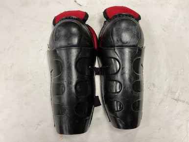 Used Easton STEALTH S3 Junior Shin Guards Black And Red 10" 11855-S000187363