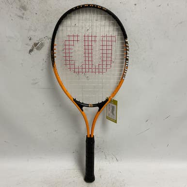 Used Wilson TITANIUM 3 Adult Tennis Racquet Orange 4 5/8" 11855-S000187323