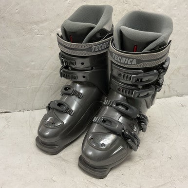 Used Tecnica DUO 70 Womens DH Ski Boot Grey 240 MP - J06 - W07 11855-S000187289