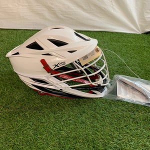 White Adult Cascade XRS Pro Helmet (New)