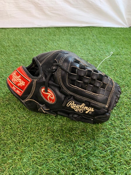 Black Rawlings Heart of the Hide RH Baseball Glove 12" (Used)