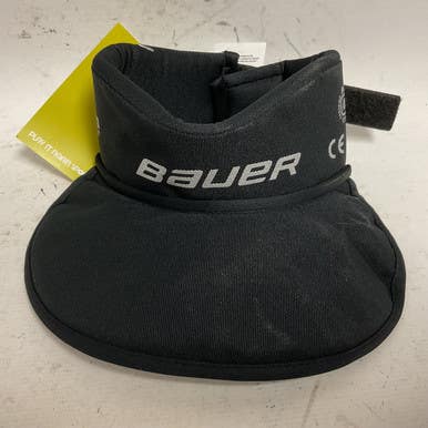 Used Bauer NLP8 NECK GUARD Hockey Accessory Black S/M 11855-S000186900