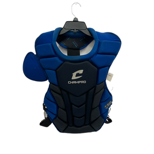 Used Champro OPTIMUS PRO Catchers Chest Protector Royal Blue Youth 11692-S000138339