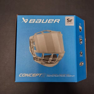 New Bauer Concept 3 Senior full shield clear