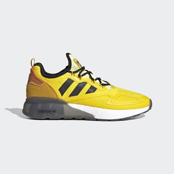 Adidas Ninja ZX 2K Boost Men's Shoes Yellow - Size 7.5 - New