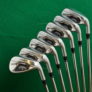 Callaway Apex DCB 2021 Forged 4-PW Iron Set Elevate ETS 85 VSS Steel Stiff