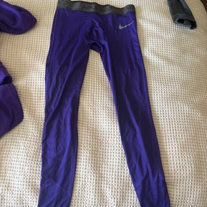 Nike Purple LSU compression tights