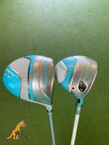 Used Cobra AMP Cell Driver, 4-Wood Combo Set Ladies Flex Graphite