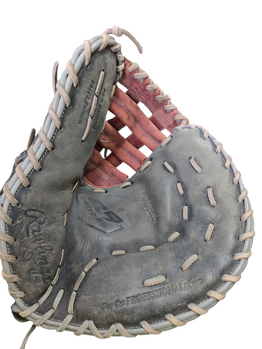 Used Rawlings R9 SERIES FIRST BASE MITT BB/SB First Base RH Throw Black 12 1/2" 11617-S000327870
