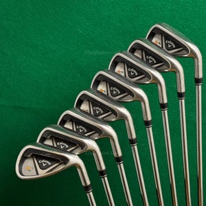 Callaway X2 Hot 3-PW Iron Set True Temper Speed Step 85 Steel Regular