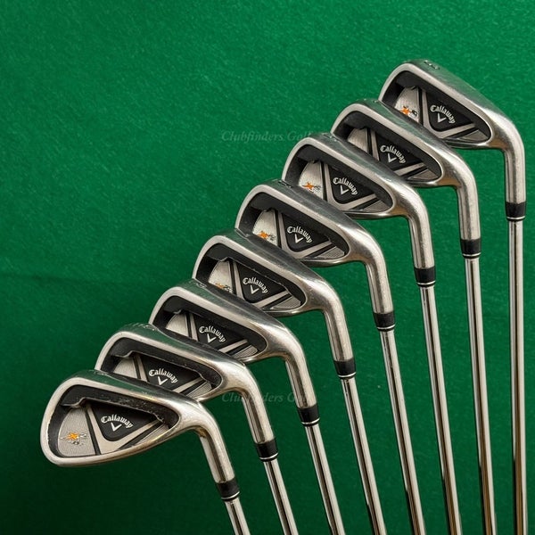 Callaway X2 Hot 3-PW Iron Set True Temper Speed Step 85 Steel Regular
