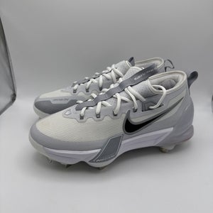 Nike Air Zoom Trout 9 Elite Metal Baseball Cleats White FB2906-100 Mens Size 7.5