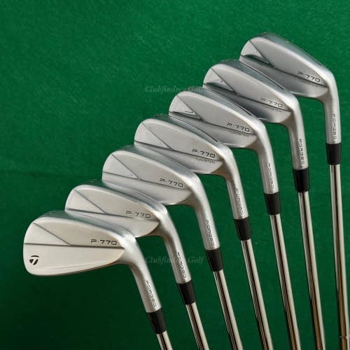 TayorMade P-770 Forged 2023 4-PW Iron Set DG Tour Issue X100 Steel Extra Stiff