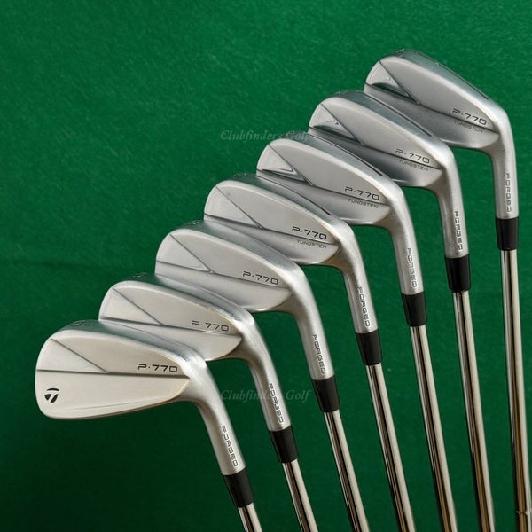 TayorMade P-770 Forged 2023 4-PW Iron Set DG Tour Issue X100 Steel Extra Stiff
