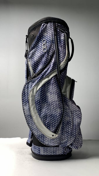 Ogio Majestic Cart Bag Blue White 15-Way Divide Single Strap Golf Bag