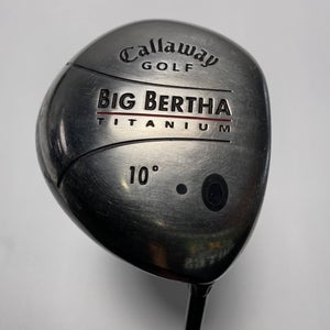 Callaway Big Bertha Titanium Driver 10* RCH 65w 65g Regular Graphite Mens RH