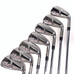 TaylorMade M6 Iron Set 4-PW KBS Max Stiff Steel Mens RH
