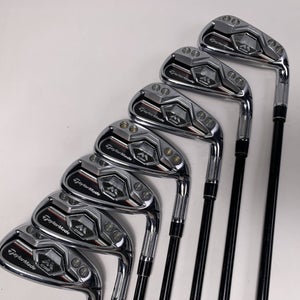 TaylorMade M CGB Iron Set 5-PW+AW Fujikura Atmos 5A Senior Graphite Mens RH