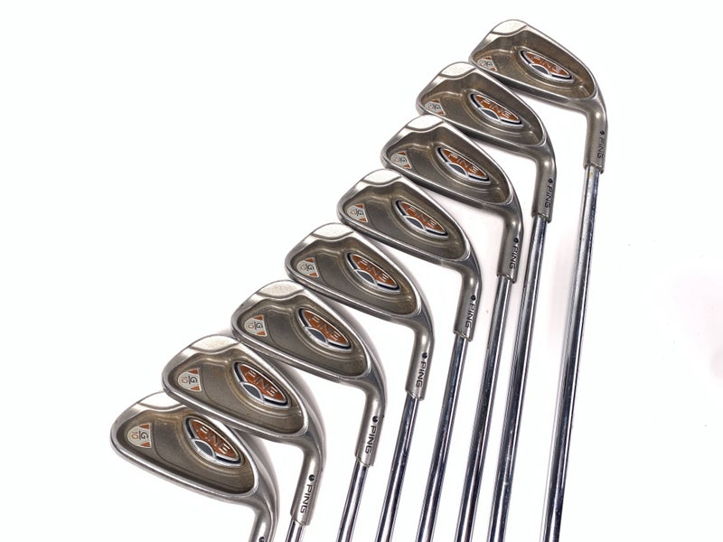 Ping G10 Iron Set 3-PW Black Dot AWT Stiff Steel Mens RH