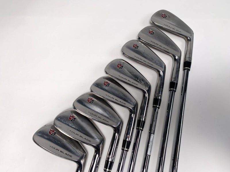 Wilson Tour blade Iron Set 3-PW True Temper TX-105 105g Regular Steel Mens RH