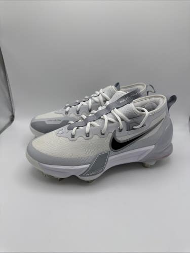 Nike Air Zoom Trout 9 Elite Metal Baseball Cleats White FB2906-100 Mens Size 14