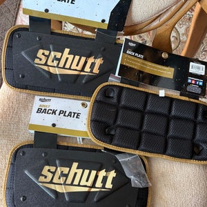 New - schutt adult osfm football back plates