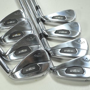 Callaway Rogue ST Pro 4-PW,48* Iron Set Regular Flex Right Rifle Steel # 199142