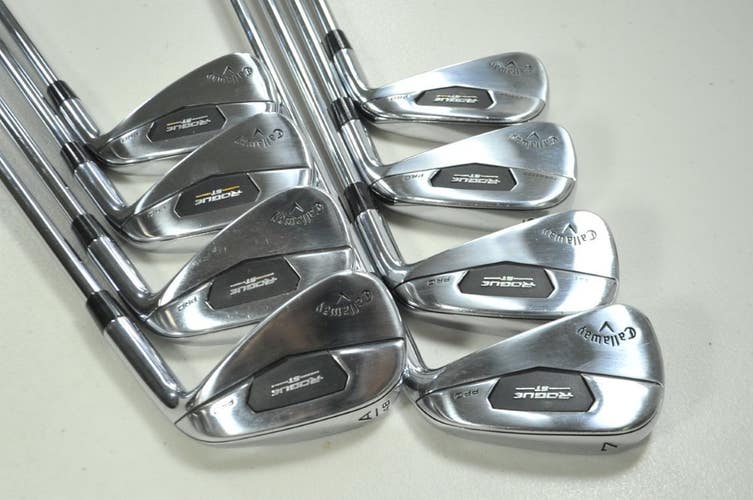 Callaway Rogue ST Pro 4-PW,48* Iron Set Regular Flex Right Rifle Steel # 199142