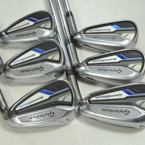 TaylorMade SpeedBlade 5-PW Iron Set Regular Flex RH KBS C-Taper 90 Steel #198734
