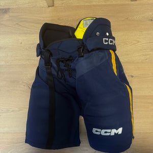 CCM HPTK MediumBlue Navy + Yellow  Stripe #1043