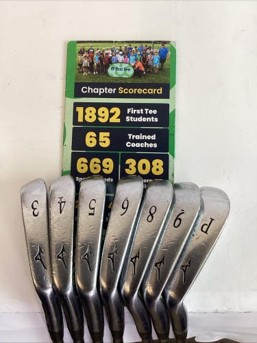 Mizuno MP-68 Forged Iron Set 3-PW With X100U Extra Stiff Steel Shafts +1 (no 7)