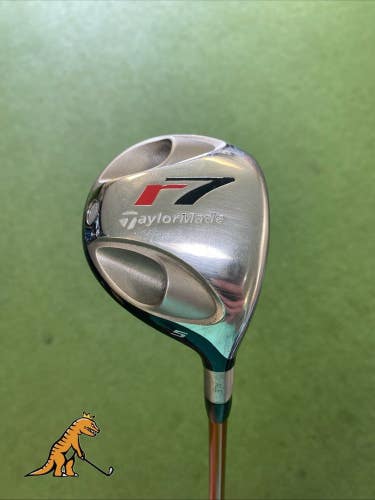 Used RH TaylorMade r7 TP 17.5* 5-Wood Aldila NVS 85g Graphite Extra Stiff